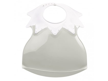 Plastový bryndák s límcem, Grey Charm