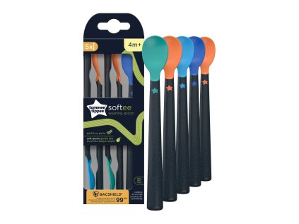 Softee 4m+ lžičky pro nejmenší, 5 ks