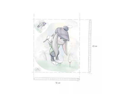 Samolepka na zeď, Effik golfista XL