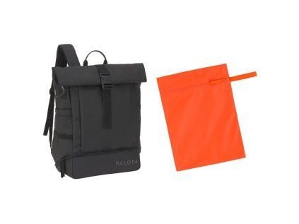 PALOPA Rolltop Backpack Yoska black