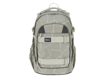 LÄSSIG School Backpack Origin Bold curve sage