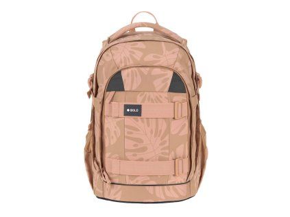 LÄSSIG School Backpack Origin Bold leaves caramel