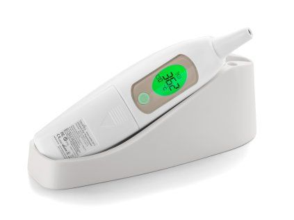 Digitální úšní teploměr s držákem