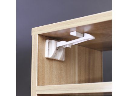 Zámek skříněk 2ks, white