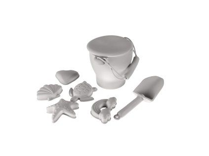 Silikonový set na písek, Dove Grey
