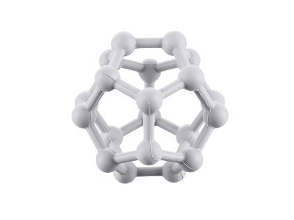 Silikonové kousátko Atom, Dove Grey