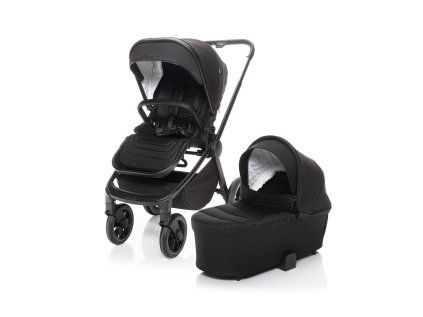 Set kočárek Move Cross 2 + korba XL + adaptér, All Black