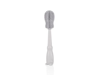 Silikonový kartáč na dětskou lahev 3v1, Light Grey