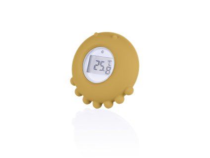 Silikonový digitální teploměr 2v1, Mustard Yellow