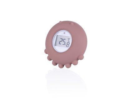 Silikonový digitální teploměr 2v1, Old Pink