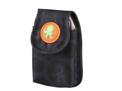 Závěsný obal na mobil s klipem, Černá