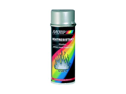MOTIP Žáruvzdorný lak stříbrný 500ml
