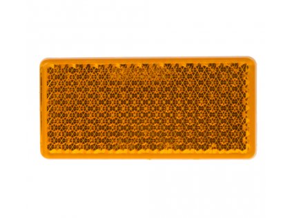 Boční (oranžový) odrazový element - obdélník 95 x 45mm nalepovací
