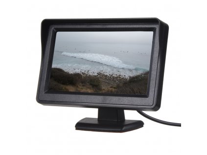 LCD monitor  4,3" černý na palubní desku