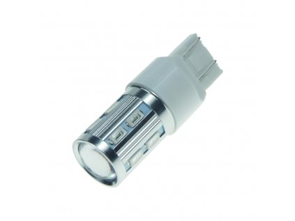 CREE LED T20 (7443) oranžová, 10-30V, 12SMD + 3W LED