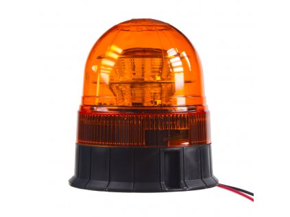 LED maják, 12-24V, 16x3W, oranžový fix, ECE R65