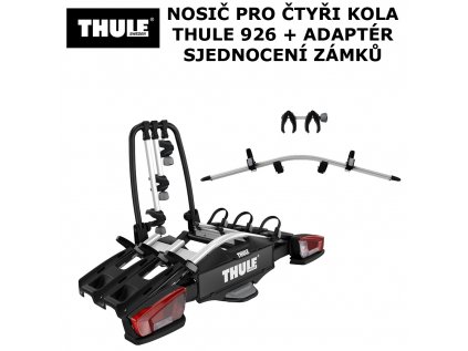 Thule VeloCompact 926 + adaptér 926-1 pro čtvrté kolo