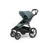 Akční set Thule Urban Glide 4-wheel s magnetickou přezkou Mid blue + pláštěnka + moskytiéra + madlo  s originálním příslušenstvím THULE