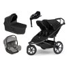 Akční set Thule Urban Glide 3 Double Black + korba + autosedačka Joie i-Gemm 3 + i-Base Encore 360°