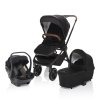 Set kočárek Move Cross + korba XL + adaptér + autosedačka (Varianta Night Black/Black)