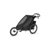 Small Thule Chariot Sport2 Single Black JoggingKit installed 10201030 20201303