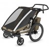 Small Thule Chariot Cross2 Double FadedKhaki StrollingKit installed 10201037