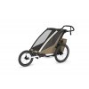 Small Thule Chariot Cross2 Single FadedKhaki JoggingKit installed 10201036 20201303
