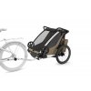 Small Thule Chariot Cross2 Double FadedKhaki BikeKit installed 10201037