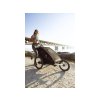 Thule Chariot Sport 2 SINGLE Black + jogging kit 2  Jednomístný multifunkční sportovní vozík za kolo