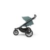 Luxusní set Thule Urban Glide 3 black s magnetickou přezkou+ korba Mid blue+ pláštěnka + moskytiéra + madlo + pláštěnka na korbu + moskytiéra na korbu + PIPA™ next granite  Autorizovaný prodejce