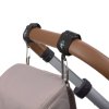LÄSSIG Casual Stroller Hooks with Carabiner black