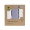 LÄSSIG Swaddle Burp blanket 85x85 Happy Fruits 2025 cherry