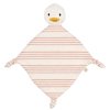 LÄSSIG Cuddle Cloth Gots duck  usínáček s hlavičkou ve tvaru zvířátka