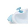 Set termotalířku s silikonovou lžičkou a hrnečkem, Pastel blue