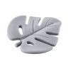 Silikonové kousátko Leaf, Dove Grey