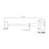 FIAMM pneumatická fanfára TA 150 623 mm
