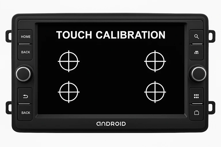 Nefunkční dotyk Android autorádia