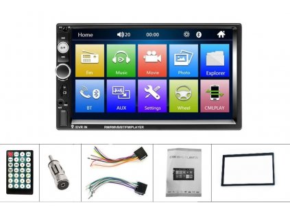 2DIN autorádio VW Golf IV sada Podofo