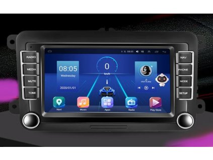 Podofo A6665 Autorádio Tiguan 1GB/32GB