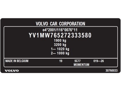 Volvo XC40, Volvo XC60, Volvo XC70, Volvo XC90