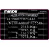 VIN label MAZDA, VIN stick MAZDA, vin sticker MAZDA, MAZDA ID label, MAZDA VIN label, MAZDA VIN LABEL poduction, MAZDA production plate