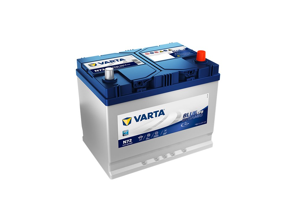 Autobatterie Varta N72 Blue Dynamic EFB 12V 72Ah 760A