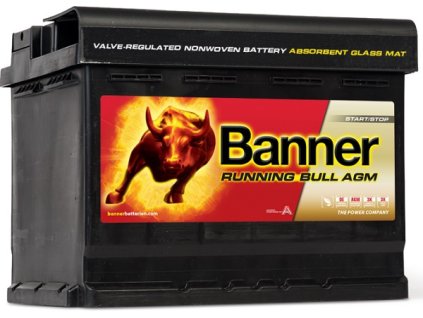 autobaterie banner running bull agm 12v 60ah 56001 original