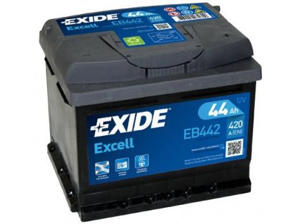 Autobaterie Exide Excell 12V 44Ah 420A EB442