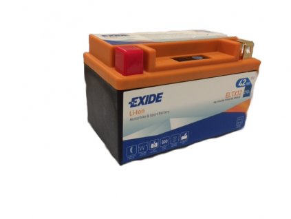 Motobaterie EXIDE BIKE Li-Ion 12V 3,5Ah 210A ELTX12