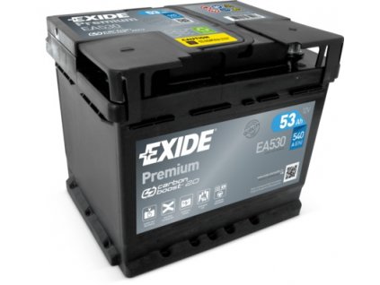 autobaterie exide premium 12v 53ah 540a ea530 original