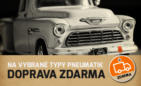 Doprava zdarma na vybrané typy pneumatik