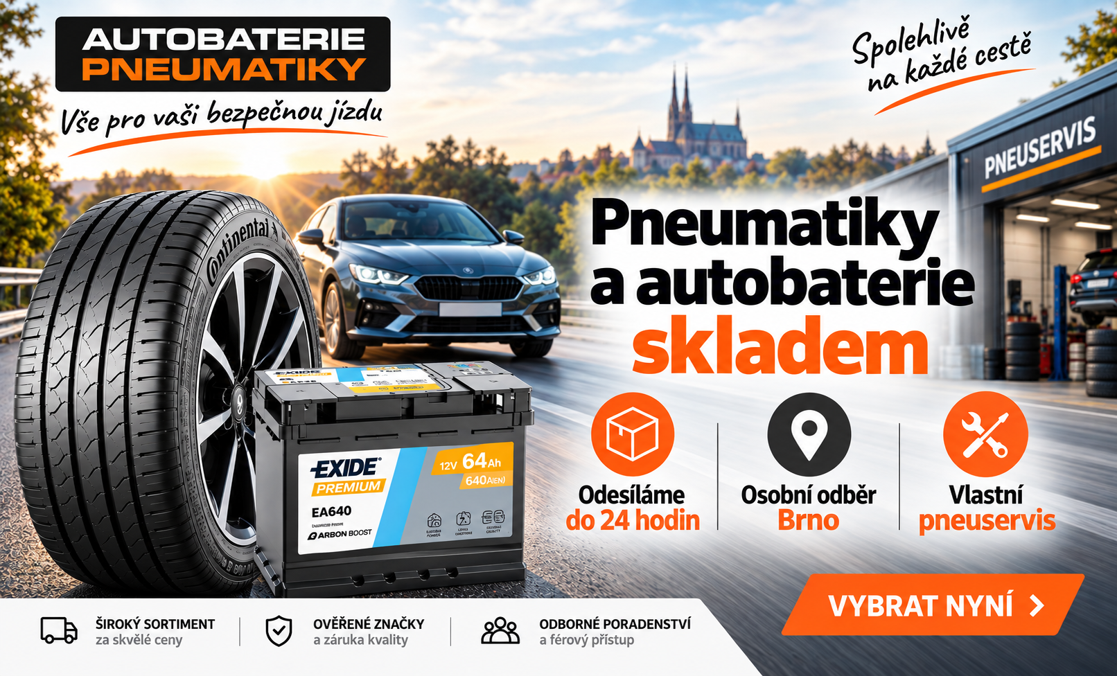 Pneumatiky skladem