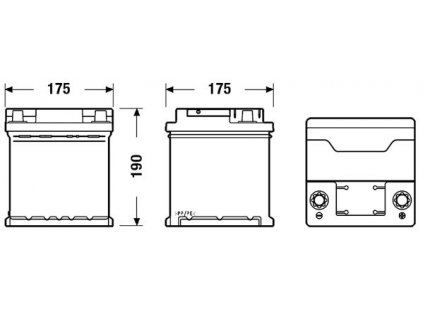 29916 exide 12v 44ah excell eb 440