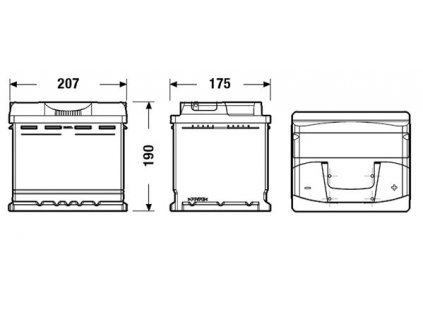 29940 exide 12v 50ah excell eb 500